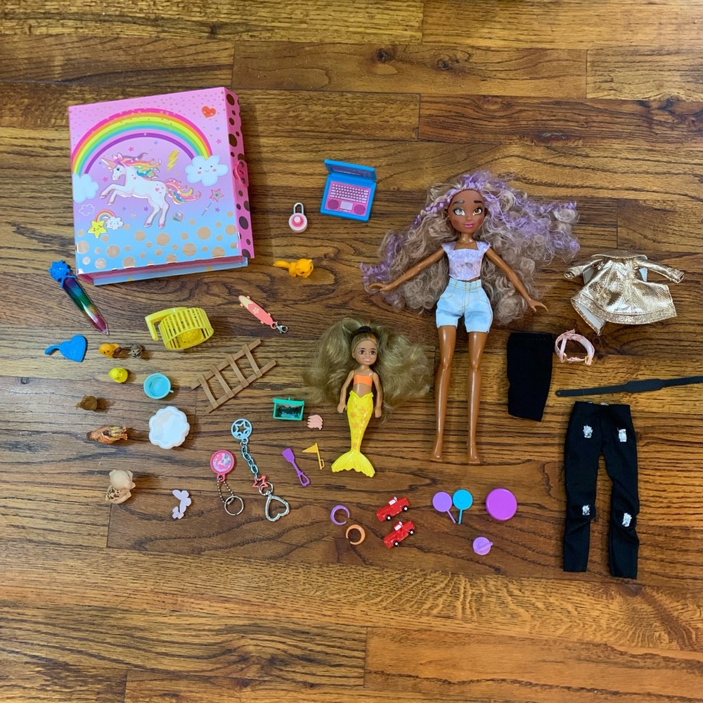 Girls Barbie & Mermaid Doll Accessories Clothes Pets Farm Animals Storage Box - Picture 16 of 16